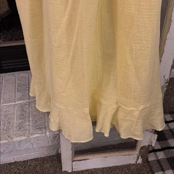 Show Me Your MuMu Strapless Yellow Dress - Picture 6 of 7